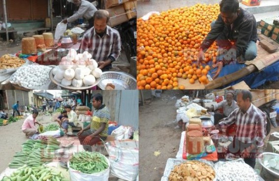 Tripura lost production rate, agro-business at peril, GDP downed : State surviving with all imported items from other Northeast states :  Sky-rocketing market price hits Makar Sankranti festival 